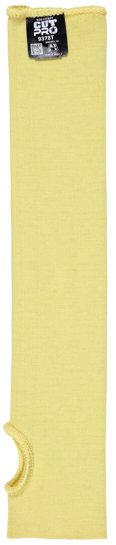 CutPro Kevlar Cut-Resistant Sleeve, ANSI A3, Thumb Slot, 18-Inch