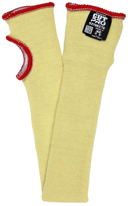 CutPro Kevlar/Cotton Cut-Resistant Sleeve, Thumb Slot, 22-Inch