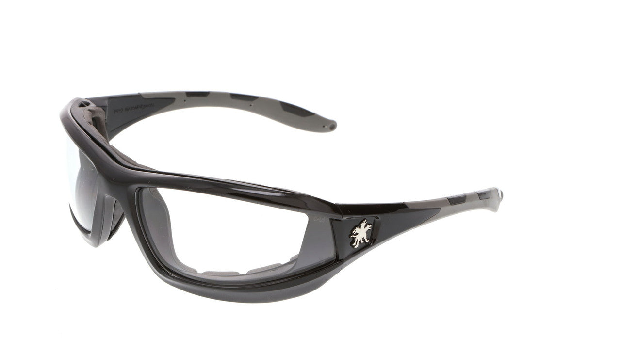 MCR Safety RP2 - Swagger® RP2 Series - Black Safety Glasses - Foam Lined Lenses - Flame Resistant Hypoallergenic Closed Cell Foam Seal — manufacturer image 4