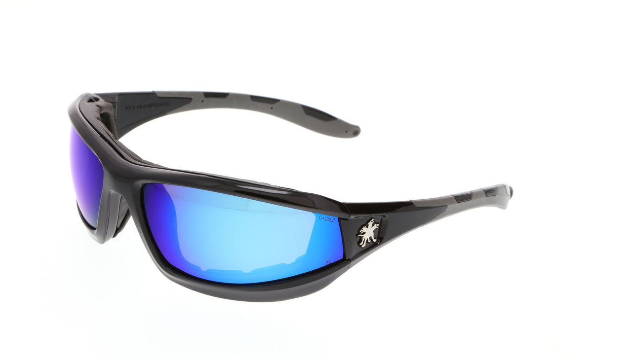 MCR Safety RP2 - Swagger® RP2 Series - Black Safety Glasses - Foam Lined Lenses - Flame Resistant Hypoallergenic Closed Cell Foam Seal — manufacturer image 13