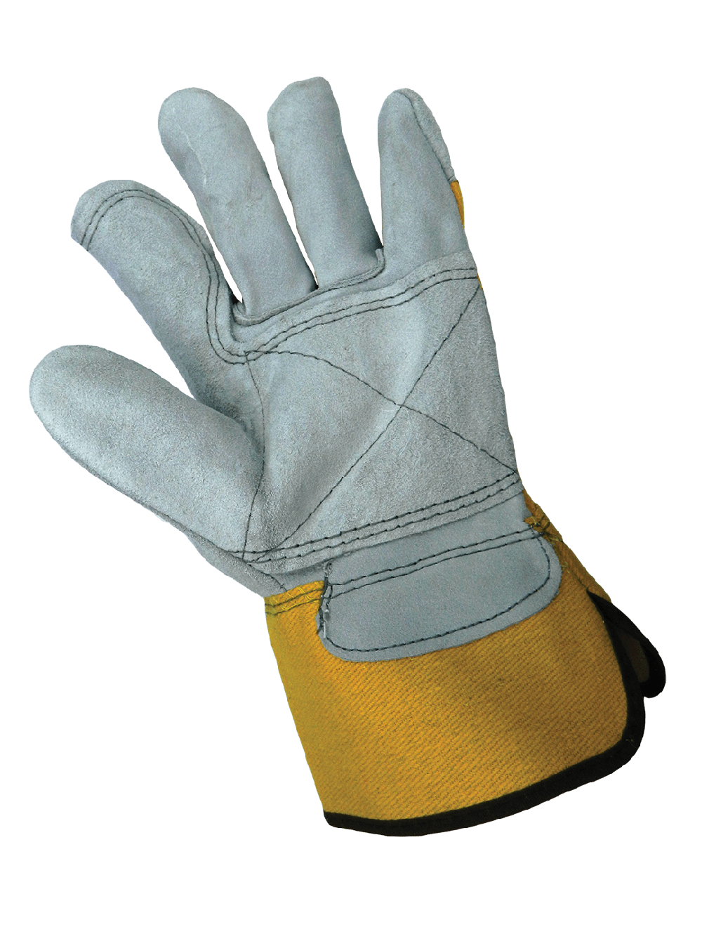 Global Glove - 2190DP - Leather Palm Gloves - yellow