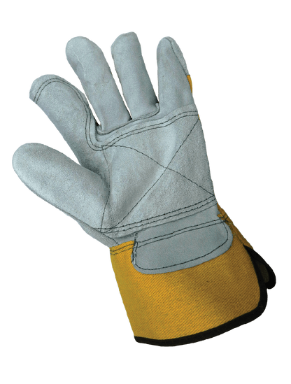 Global Glove - 2190DP - Leather Palm Gloves - yellow