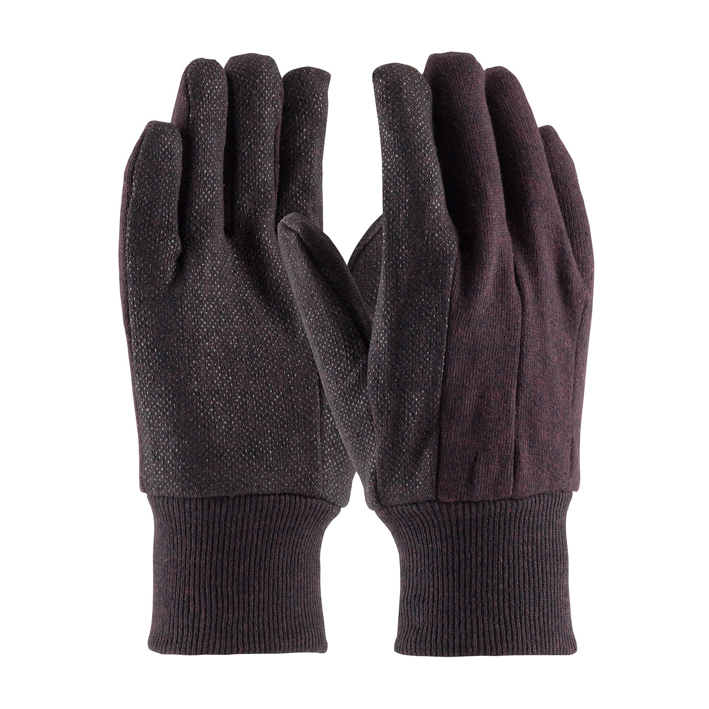 PIP 95-809PD – Regular Weight Polyester/Cotton Jersey Glove with PVC Dotted Grip - Men’s