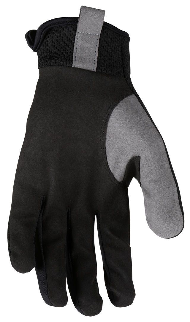 HyperFit Mechanics Gloves, Synthetic Leather Palm, Slip-On Cuff, Reflective