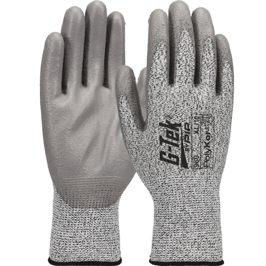 PIP® Seamless Knit PolyKor® Blended Glove with Polyurethane Coated Flat Grip on Palm & Fingers