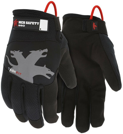 Mechanic Gloves, TaskFit Design, Synthetic Leather Palm, Touchscreen-Compatible