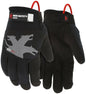 Mechanic Gloves, TaskFit Design, Synthetic Leather Palm, Touchscreen-Compatible