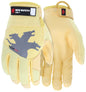 Mechanic Gloves, Gold Goat Grain Leather Palm, TaskFit Design, Touchscreen