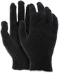 String Knit Work Gloves, 10 Gauge, Cotton/Polyester, Knit Wrist