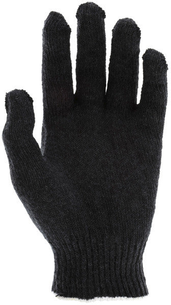 String Knit Work Gloves, 10 Gauge, Cotton/Polyester, Knit Wrist