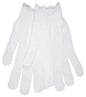 Polyester String Knit Work Gloves, 13 Gauge, Hemmed Cuff