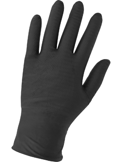Panther-Guard® - 965BPF - Disposable Gloves - nitrile coating - black