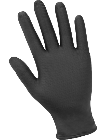 Panther-Guard® - 965BPF - Disposable Gloves - nitrile coating - black