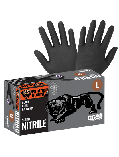 Panther-Guard® 965BPF Disposable Gloves - nitrile - black