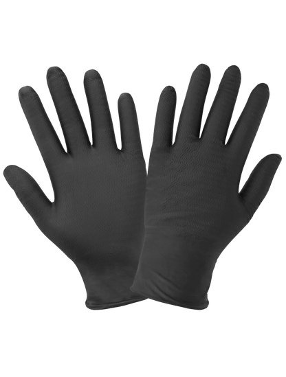 Panther-Guard® - 965BPF - Disposable Gloves - nitrile coating - black