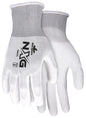 NXG Work Gloves, 13 Gauge Polyester Shell, Polyurethane Palm Coating