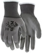 NXG Work Gloves, 13-Gauge Nylon Shell, Polyurethane Palm and Fingertips