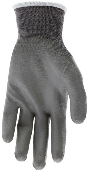 NXG Work Gloves, 13-Gauge Nylon Shell, Polyurethane Palm and Fingertips