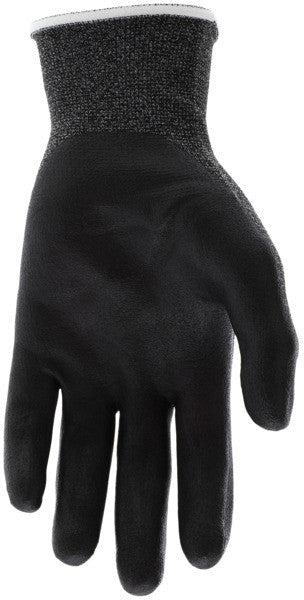 NXG® Work Gloves, 15-Gauge Salt & Pepper Nylon, Nitrile Foam Palm, Latex Free