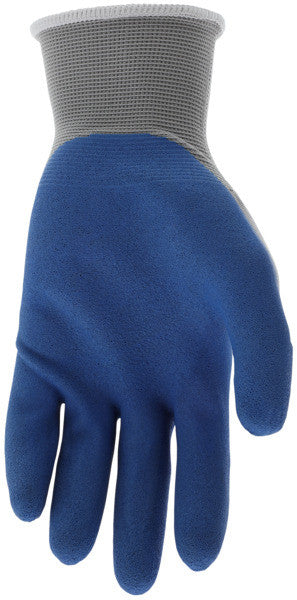 NXG Work Gloves, 13-Gauge Nylon Shell, Foam Latex Palm and Fingertips