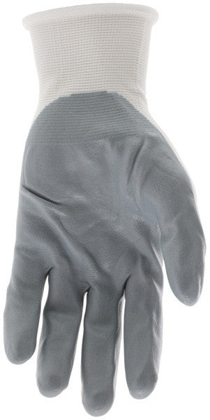 NXG Work Gloves, 13 Gauge Nylon Shell, Nitrile Foam Palm Coat, Knit Wrist