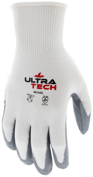 NXG Work Gloves, 15 Gauge Nylon Shell, Air Infused Foam Nitrile Coated Palm