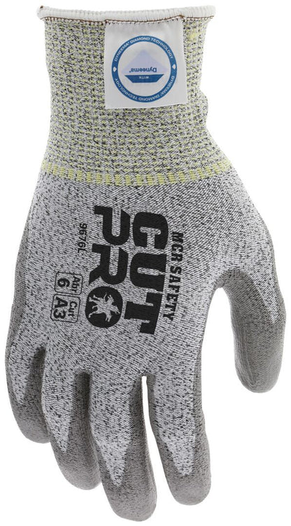Honey Grip® String Knit Work Gloves, PVC Honeycomb Coating, Knit Wrist