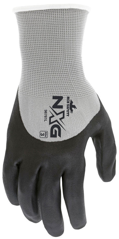 NXG Work Gloves, 13-Gauge Nylon Shell, Foam Nitrile Coated Palm, Knit Wrist