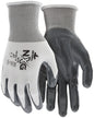 Fingerless String Knit Gloves, PVC Palm Coated, Cotton-Polyester Blend