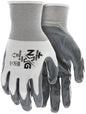 NXG Work Gloves, 15 Gauge Nylon Shell, Nitrile Coated Palm and Fingertips