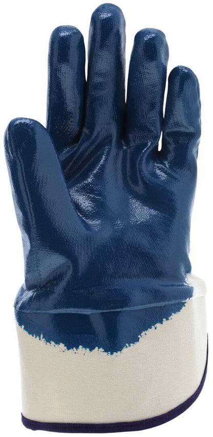 Predator Nitrile Palm Coated Work Gloves, Safety Cuff, Jersey Liner, ActiFresh