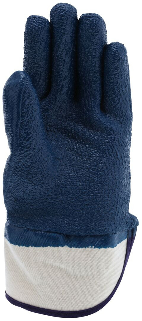 Predator Fully Coated Rough Nitrile Gloves, Safety Cuff, Jersey Lined