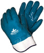 Predator Full Nitrile-Coated Work Gloves, Foam-Lined, Safety Cuff
