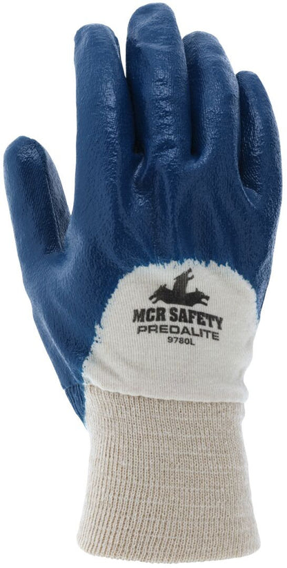 Predalite Nitrile-Coated Work Gloves, Knit Wrist, ActiFresh Lining