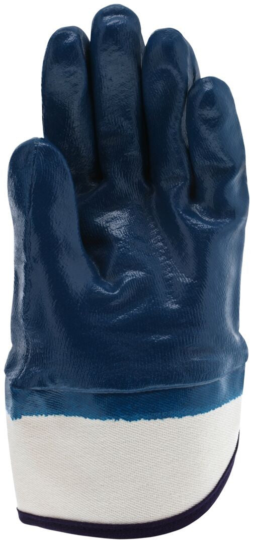 Nitrile Full-Coated Work Gloves, Safety Cuff, Jersey Lined, ActiFresh