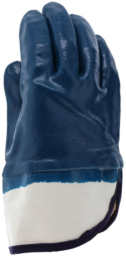 Nitrile Full-Coated Work Gloves, Safety Cuff, Jersey Lined, ActiFresh
