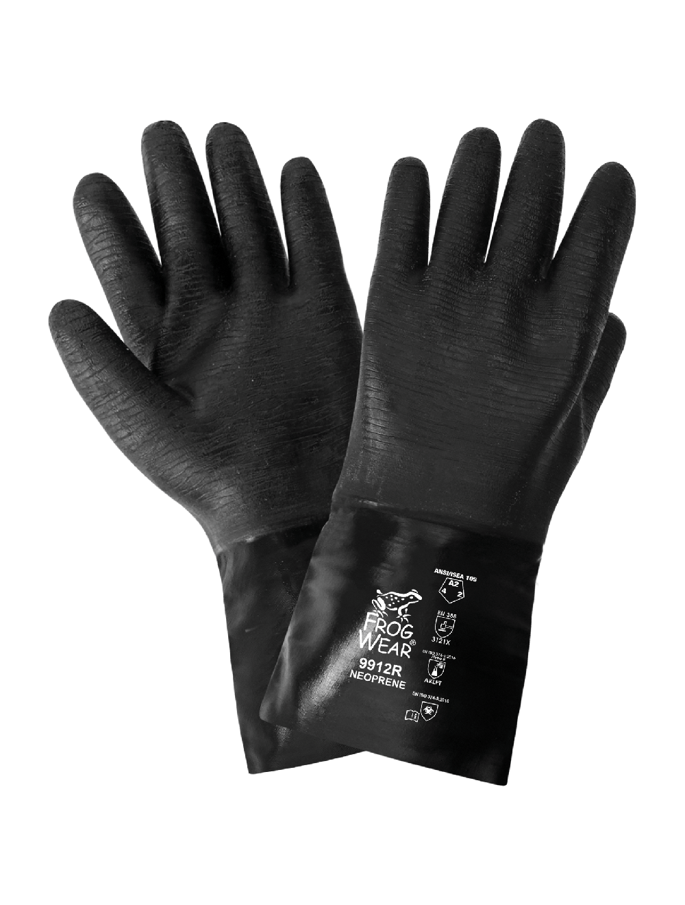 FrogWear® - 9912R - Chemical Handling Gloves - cut level A2 - black