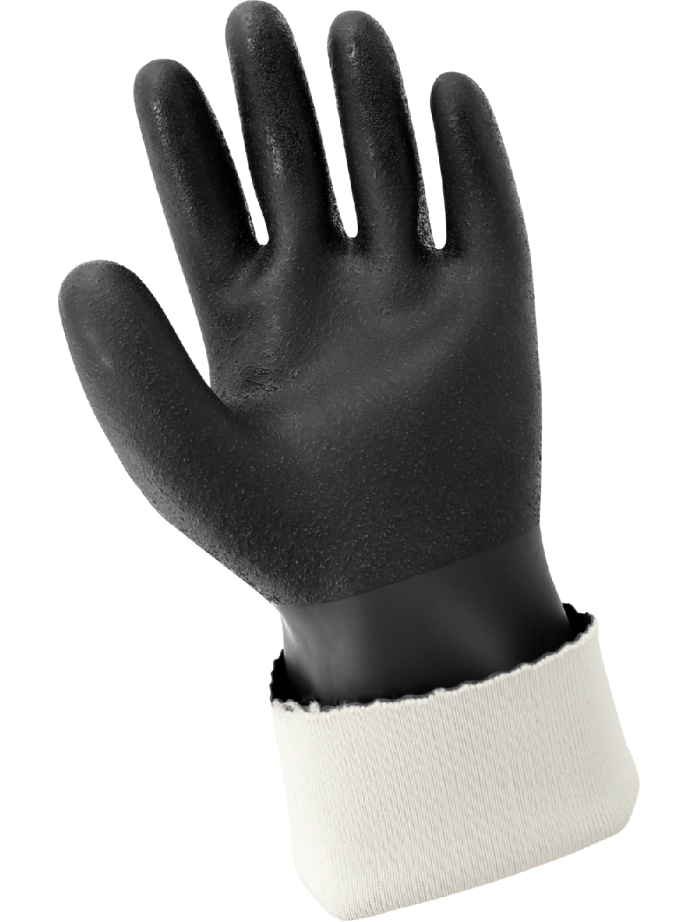 FrogWear® - 9913R - Chemical Handling Gloves - neoprene coating - black
