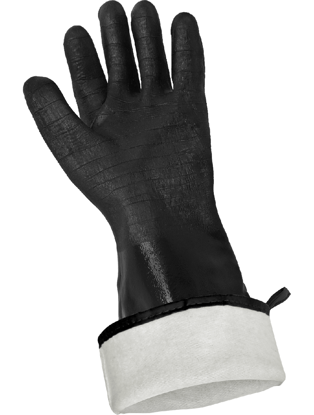 FrogWear® Premium Neoprene Rough Etched 18-Inch Insulated Heat Resistant Food/Chemical Handling Gloves - 9918RINT
