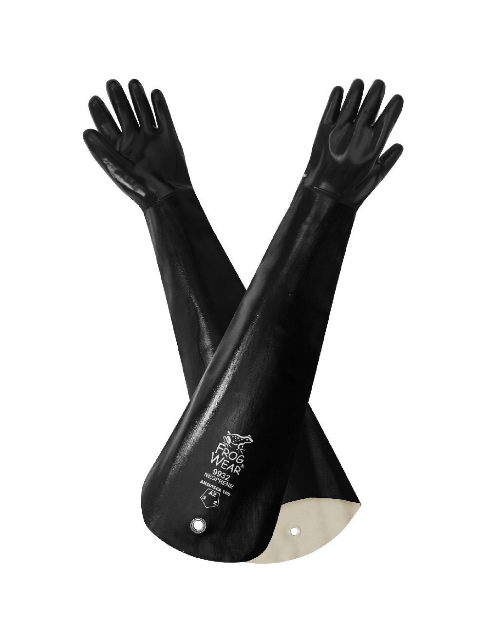FrogWear® - 9932 - Chemical Handling Gloves - cut level A2 - black