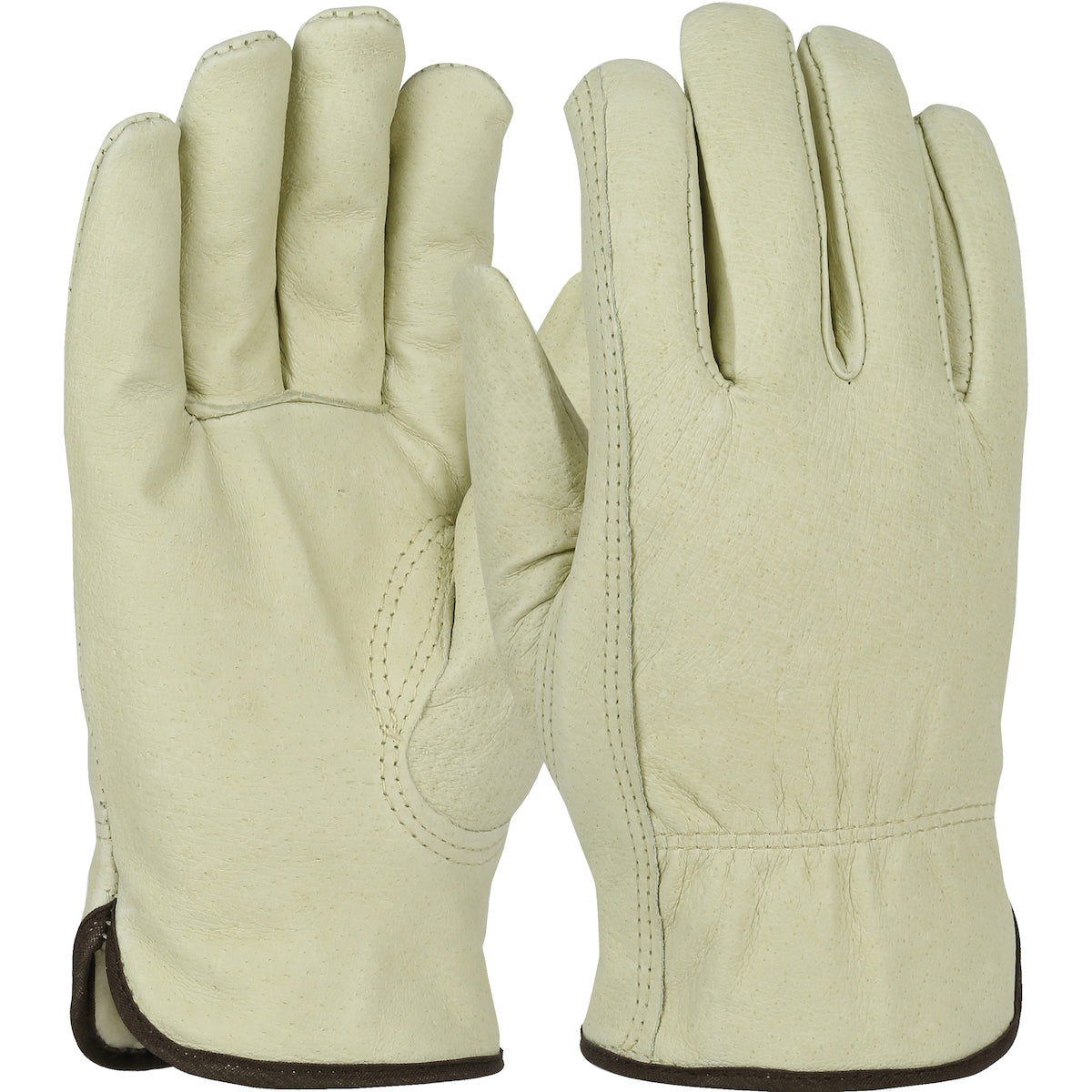 PIP 994KP – Top Grain Pigskin Leather Drivers Glove with Natural Thermal Lining - Keystone Thumb