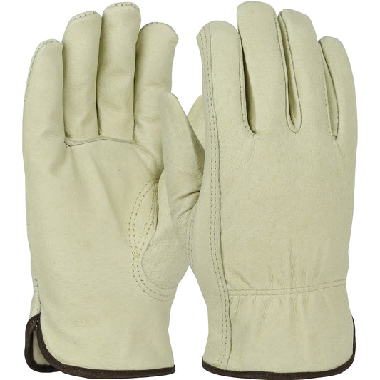 PIP 994KP – Top Grain Pigskin Leather Drivers Glove with Natural Thermal Lining - Keystone Thumb