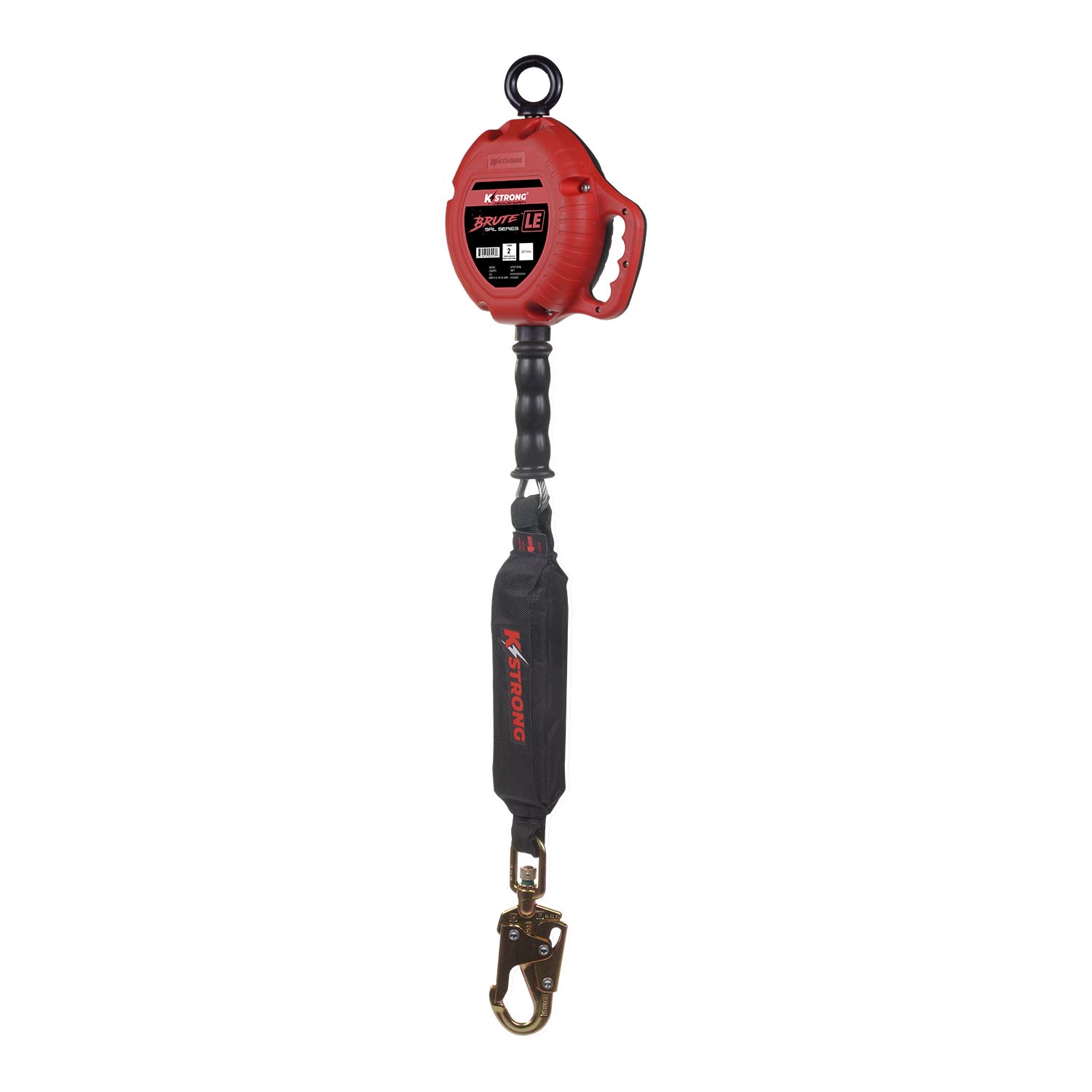 KStrong® BRUTE™ LE 18 ft. Cable Leading Edge SRL with Swivel Snap Hook. Includes Installation Carabiner and Tagline (ANSI)