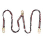 KStrong® 6 ft. Twin leg 100% tie-off Internal design shock absorbing lanyard with snap hooks (ANSI)