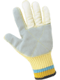 Samurai Glove® - K300LF - Leather Palm Gloves - cut level A6 - yellow
