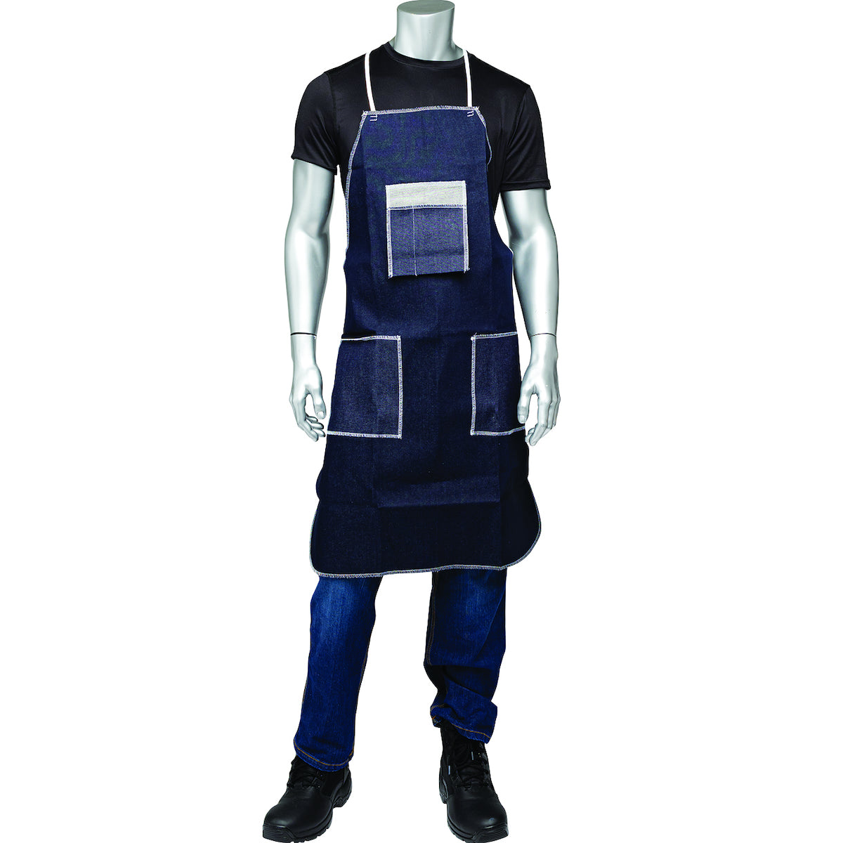 PIP A2836D62BT Denim Apron - Three Pockets