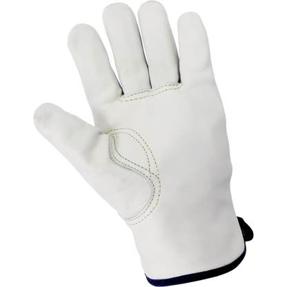 Global Glove Cut and Hypodermic Needle Resistant Cowhide Leather Gloves with Alycore and Aramid Fiber - view 13