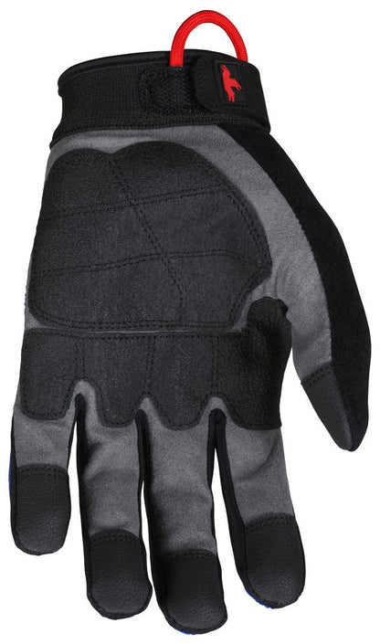 ForceFlex Mechanics Gloves, Synthetic Leather Palm, TPR Impact Protection, Mesh Back