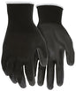 Polyurethane Palm Coated Work Gloves, 13 Gauge Polyester Shell, Knit Wrist