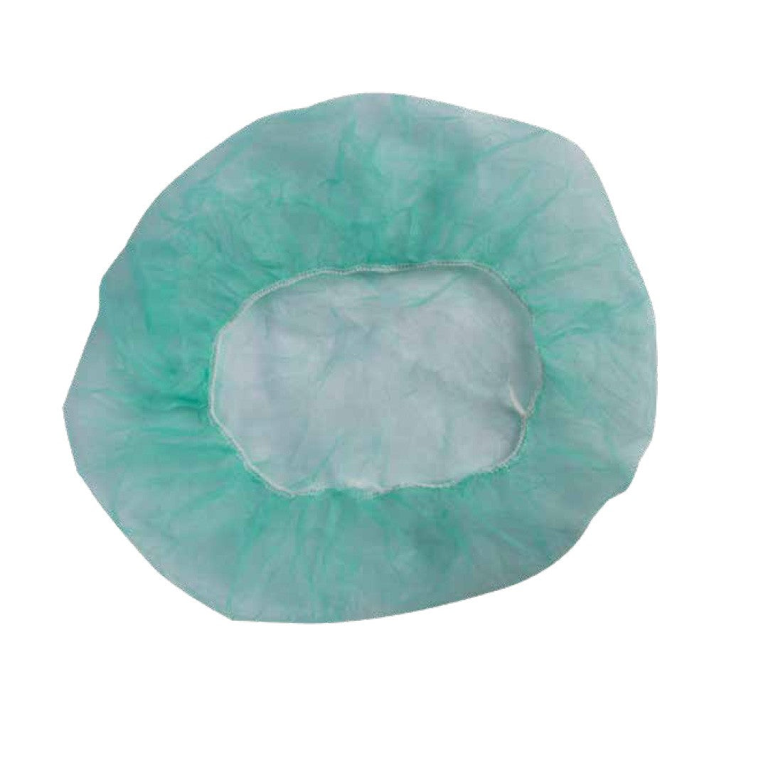 Cordova 24inch Green Bouffant Cap #BC24G